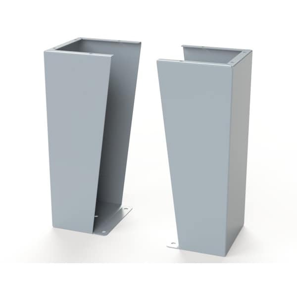 Floor Stand Kit, 24 in. H x 10 in. W x 9.12 in. L, Carbon Steel, 1 PR